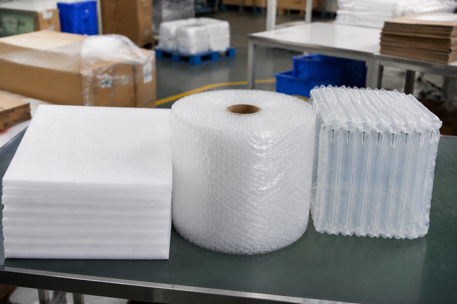 EPE Foam vs Bubble Wrap vs Air Column Bags: Which Protective Packaging Works Best? for overseas packaging buyers