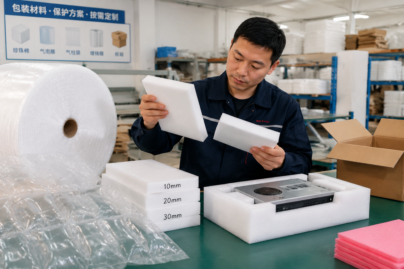 EPE Foam Packaging Guide: Rolls, Sheets, Bags, Inserts, and Custom Cushioning Solutions for overseas packaging buyers